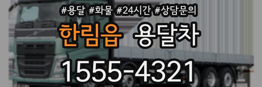 한림읍 용달차