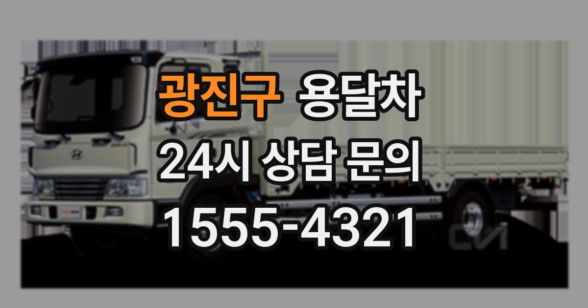 광진구 용달차