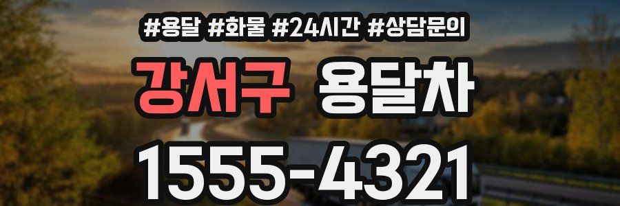 강서구 용달차