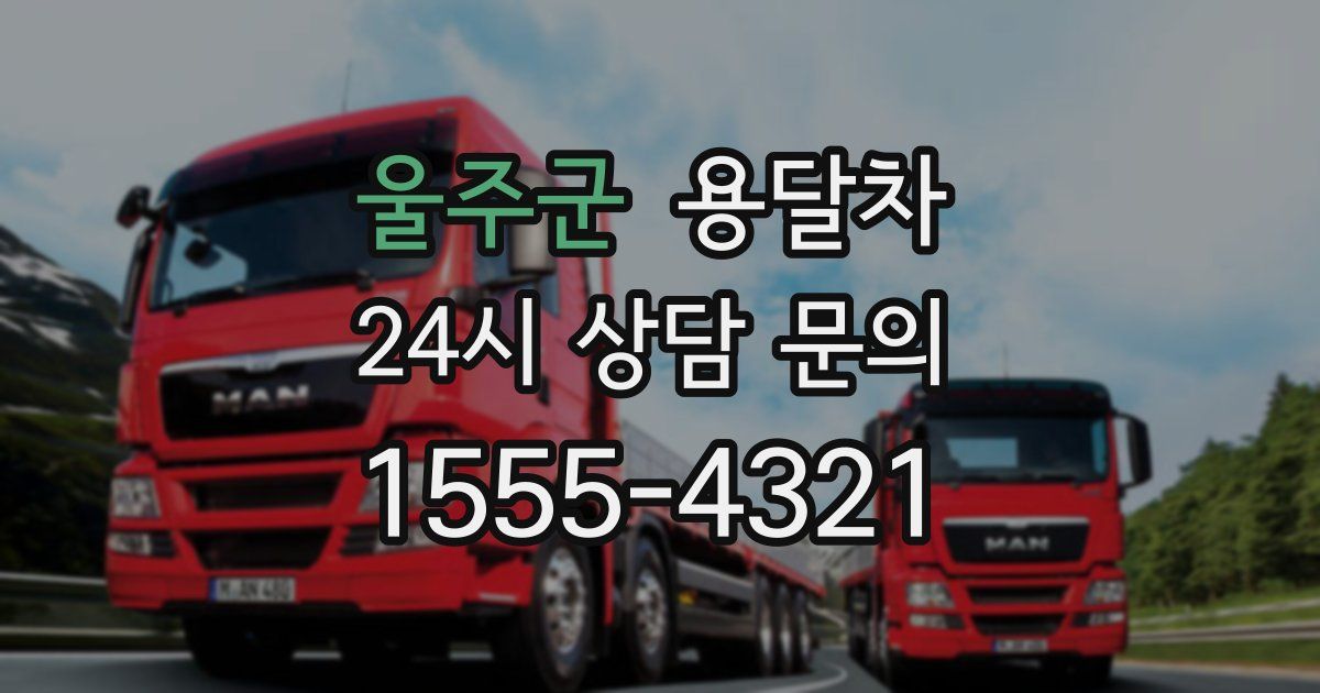 울주군 용달차