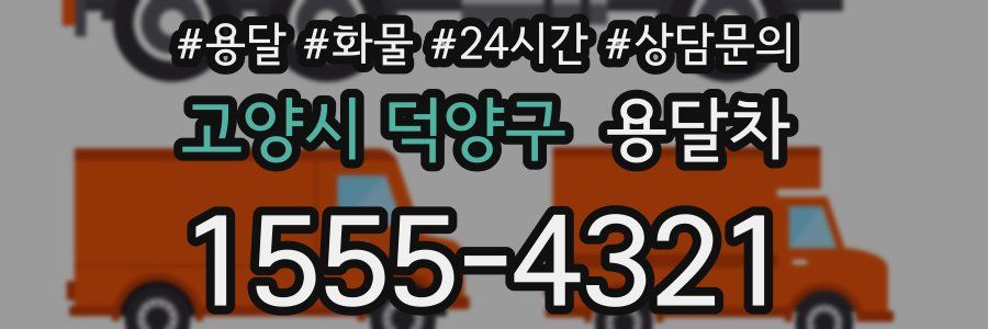 고양시 덕양구 용달차