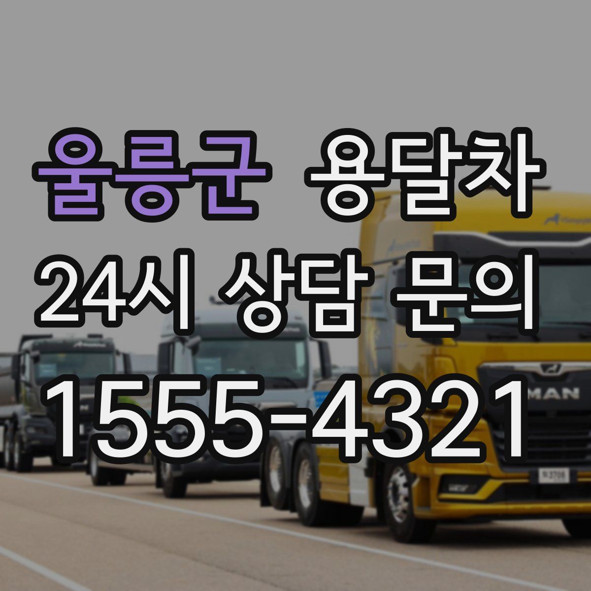 울릉군 용달차