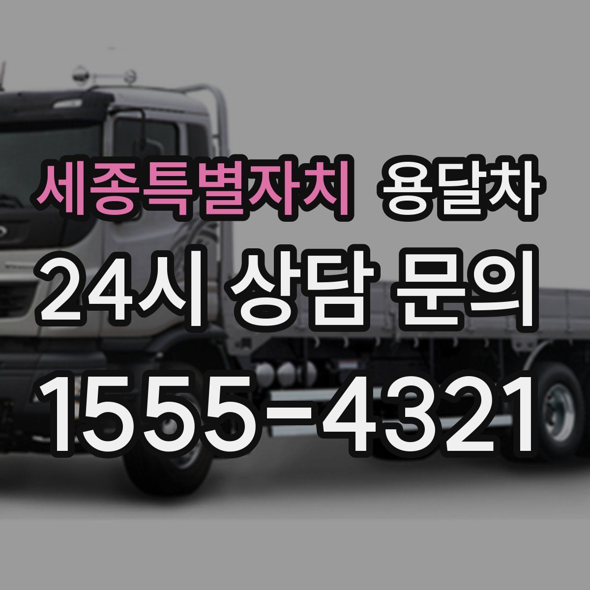 세종특별자치 용달차