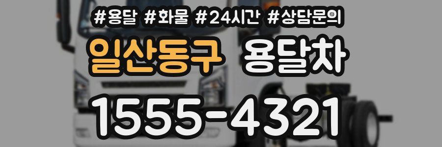 일산동구 용달차