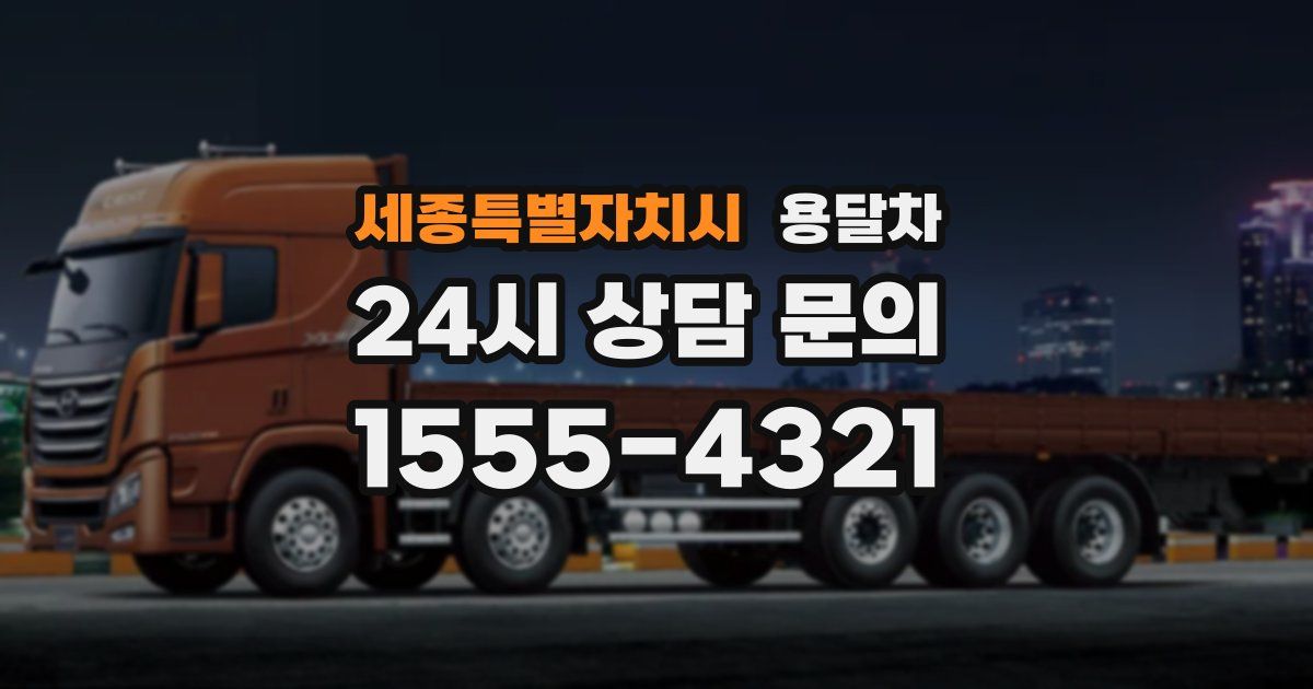 세종특별자치시 용달차