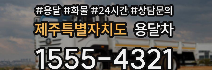제주특별자치도 용달차