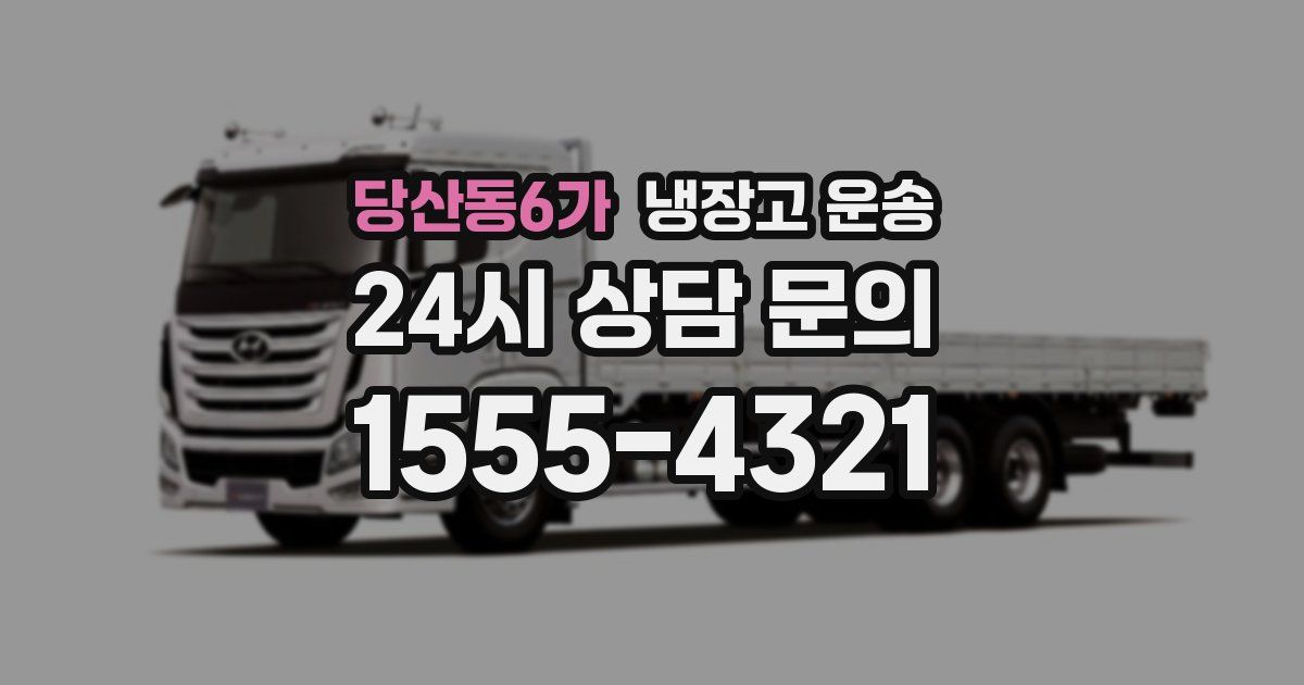 당산동6가 냉장고 운송