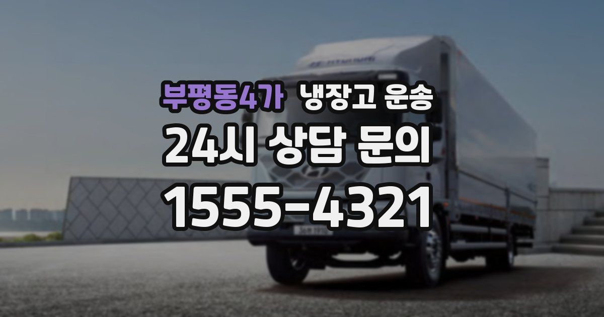 부평동4가 냉장고 운송