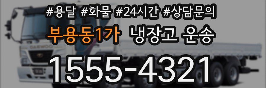 부용동1가 냉장고 운송