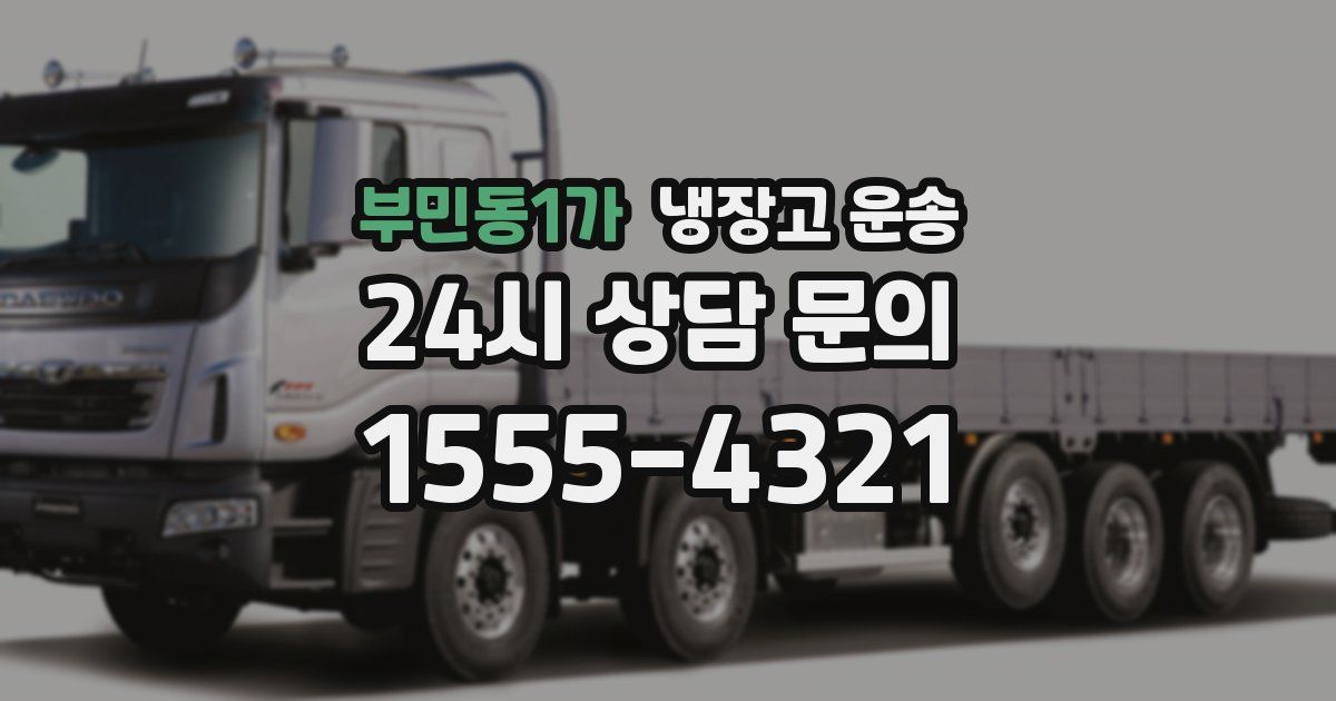 부민동1가 냉장고 운송