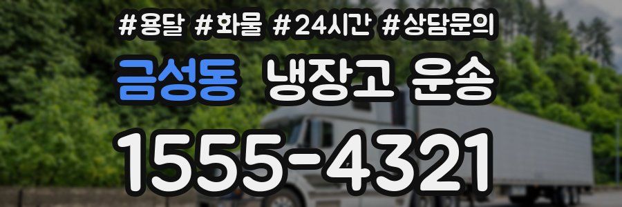 금성동 냉장고 운송