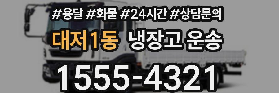 대저1동 냉장고 운송