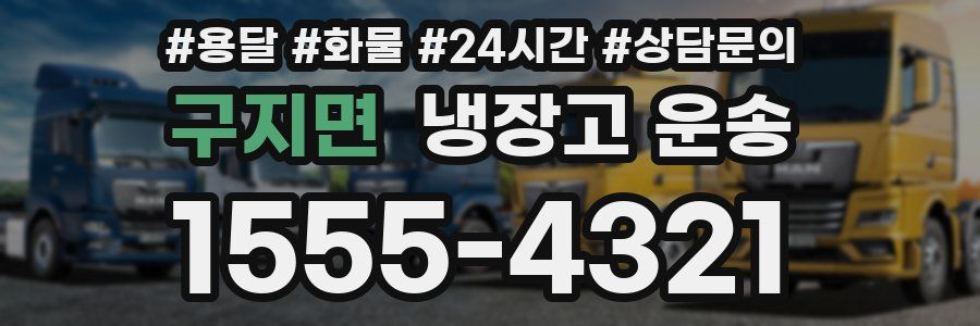 구지면 냉장고 운송
