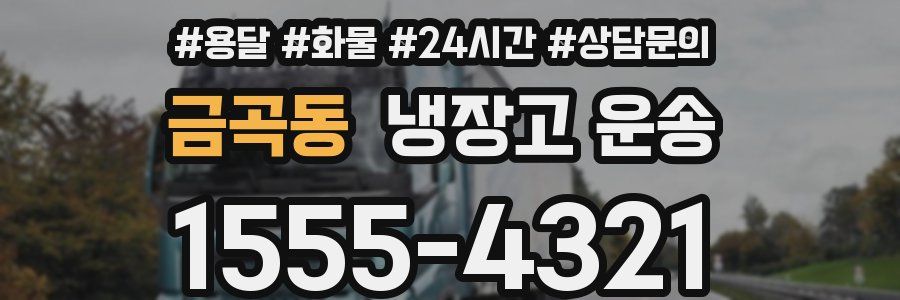 금곡동 냉장고 운송