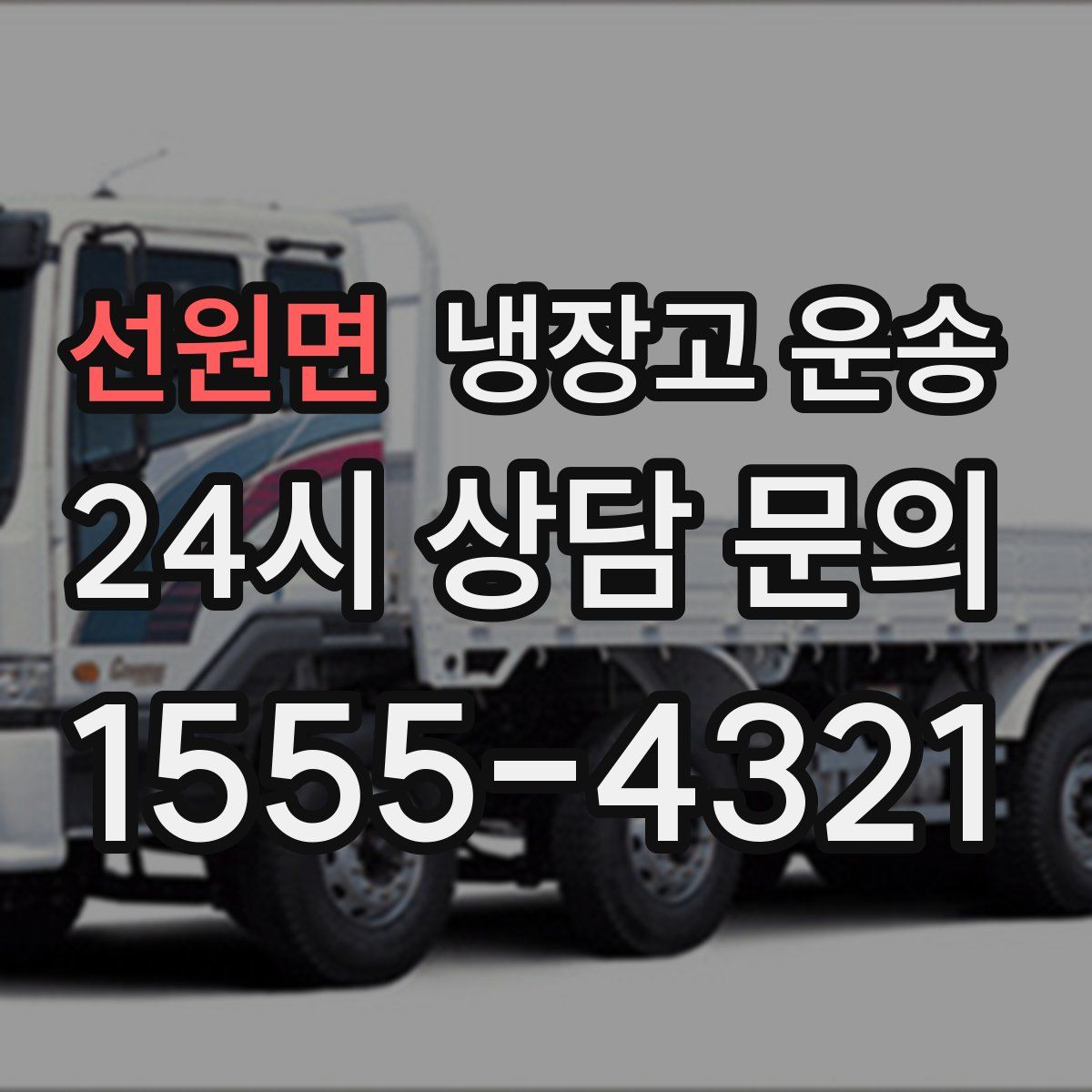 선원면 냉장고 운송
