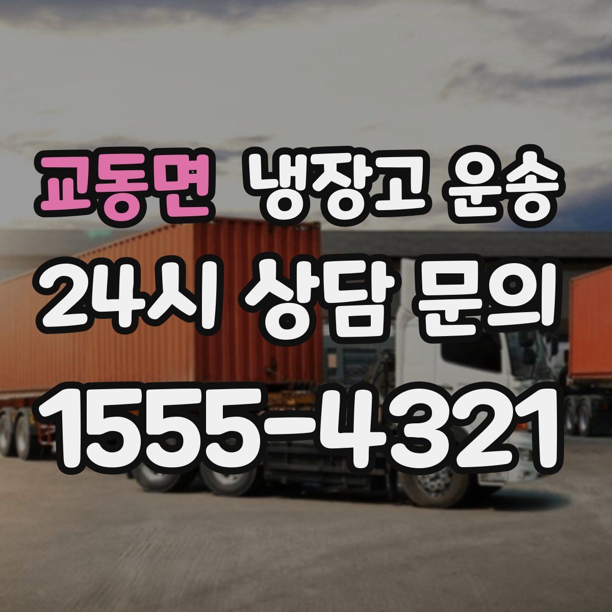 교동면 냉장고 운송