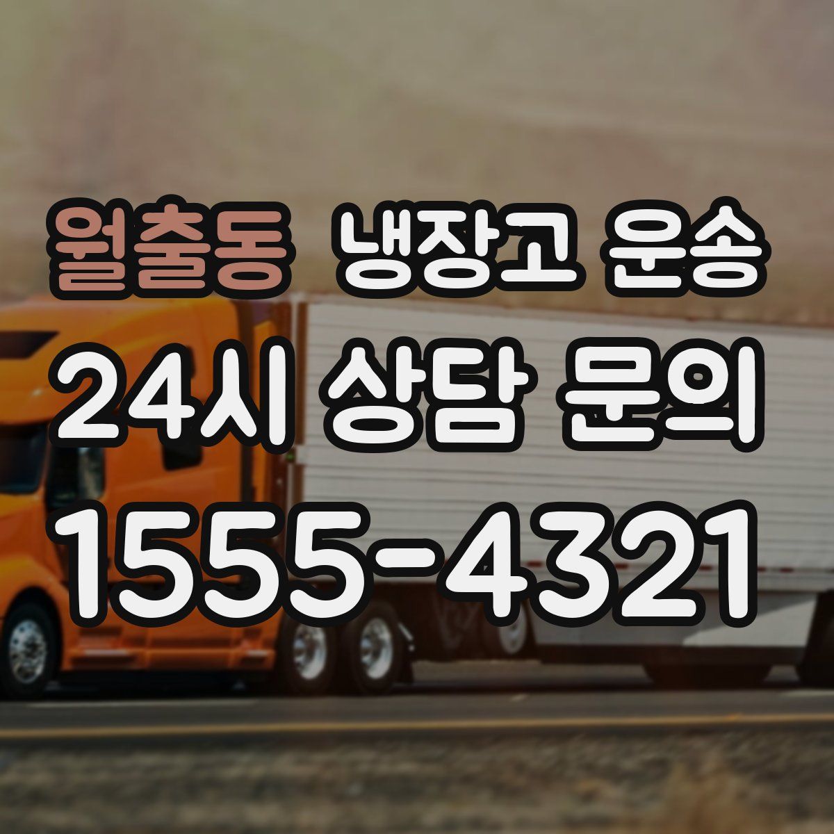 월출동 냉장고 운송