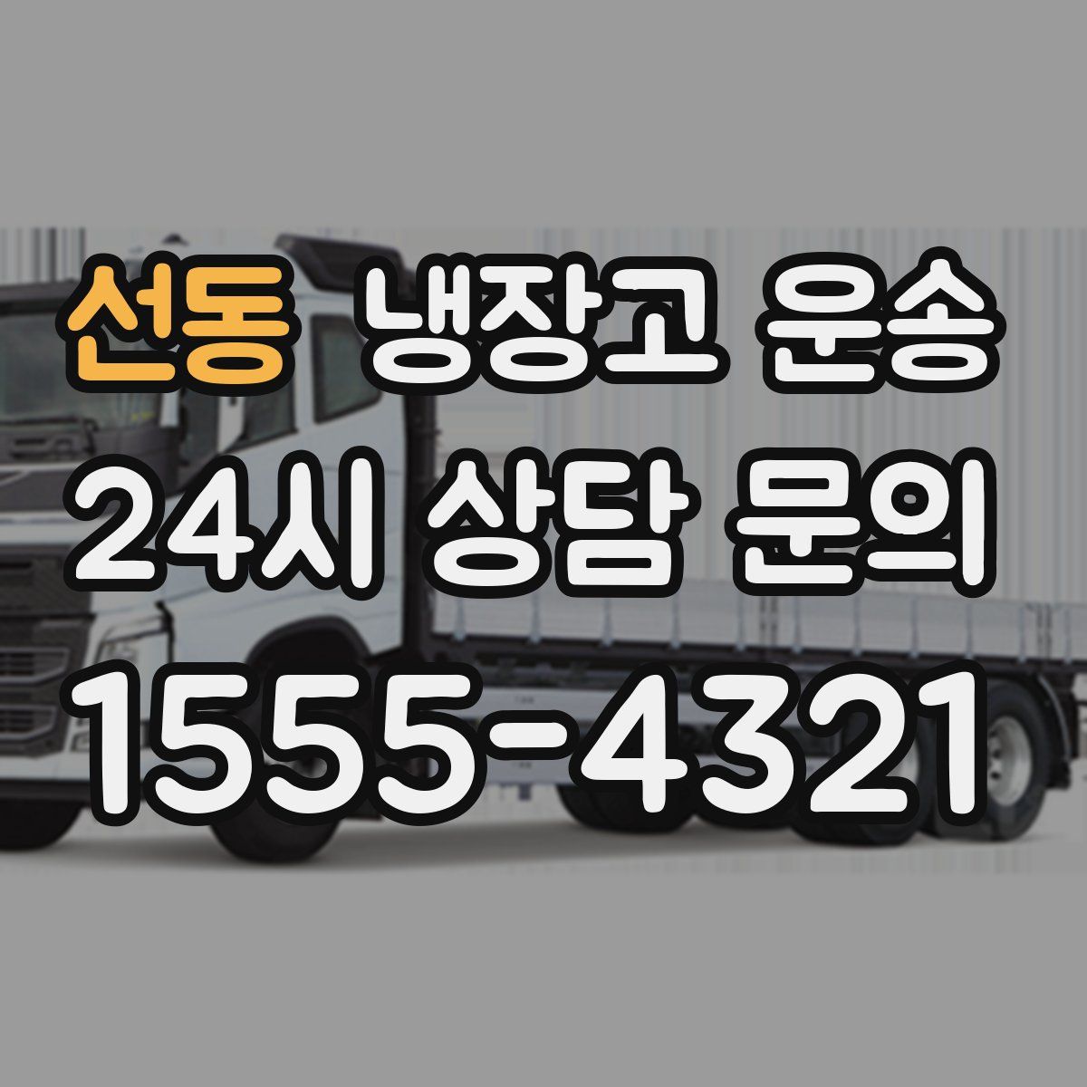 선동 냉장고 운송