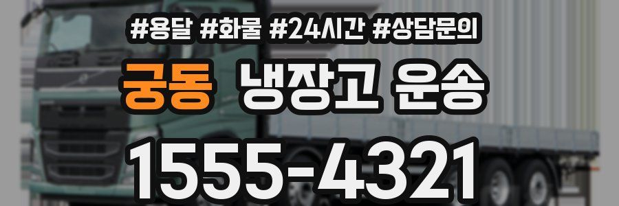 궁동 냉장고 운송