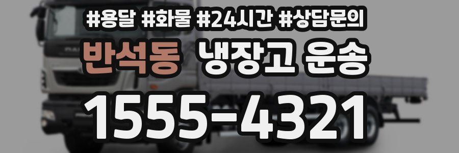 반석동 냉장고 운송
