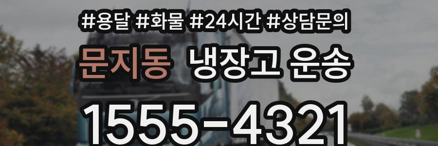 문지동 냉장고 운송