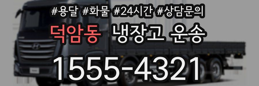 덕암동 냉장고 운송