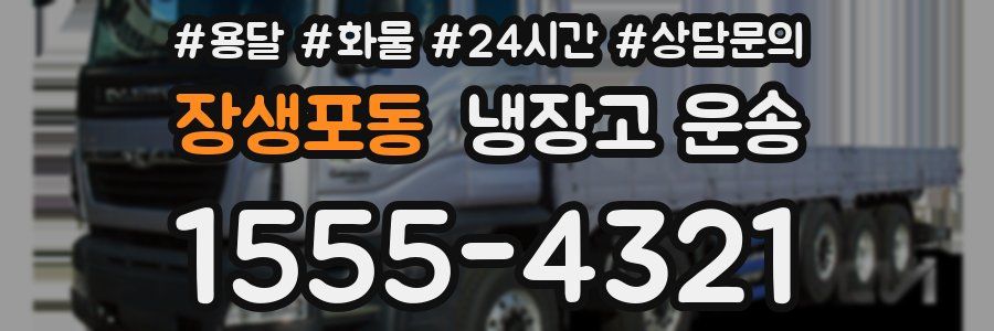 장생포동 냉장고 운송