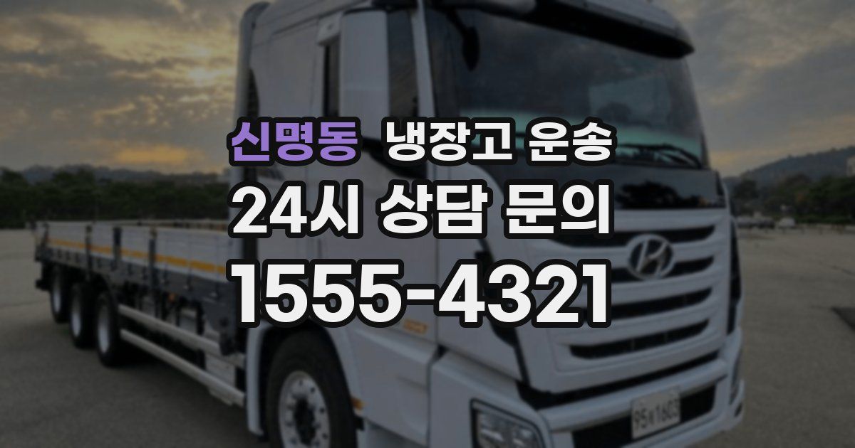 신명동 냉장고 운송
