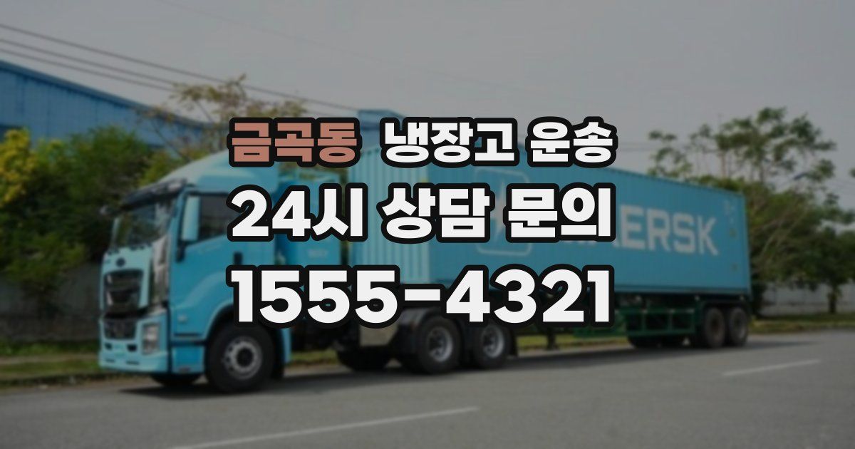금곡동 냉장고 운송