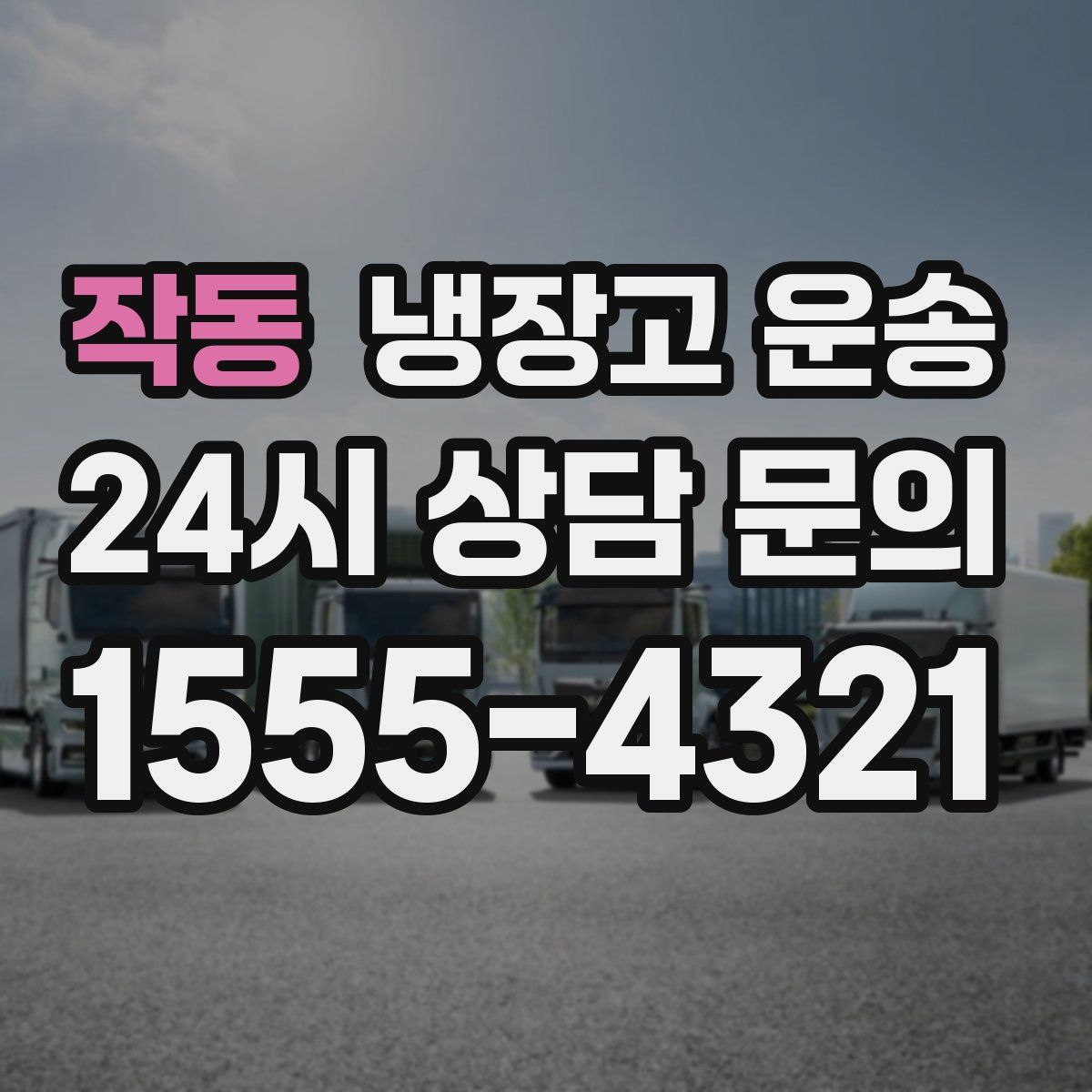 작동 냉장고 운송
