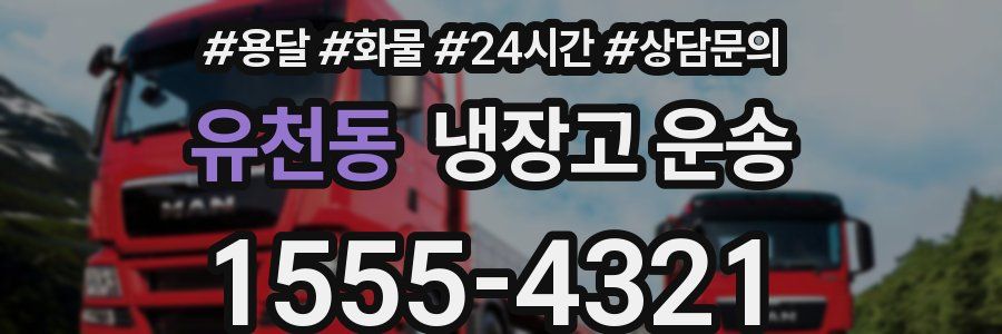 유천동 냉장고 운송