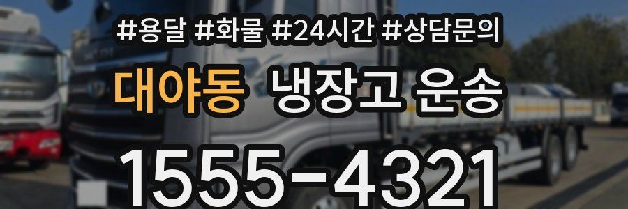 대야동 냉장고 운송