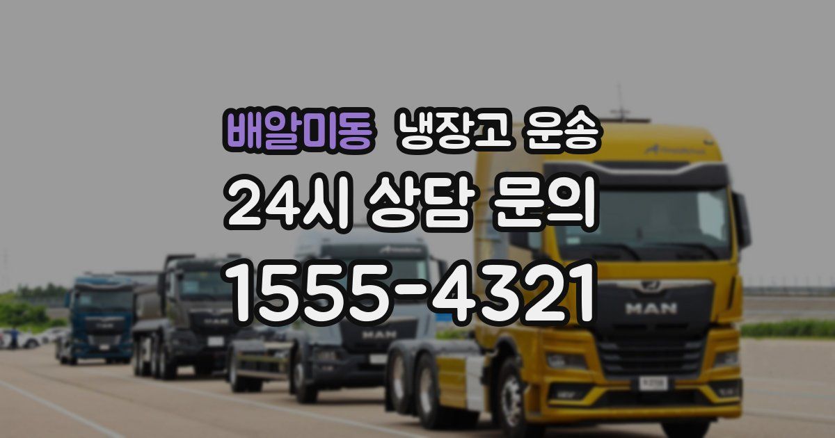 배알미동 냉장고 운송