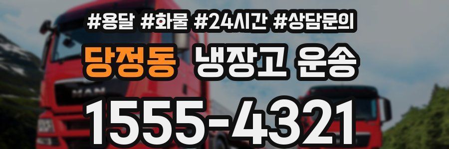 당정동 냉장고 운송