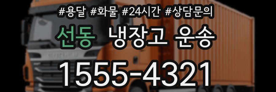 선동 냉장고 운송