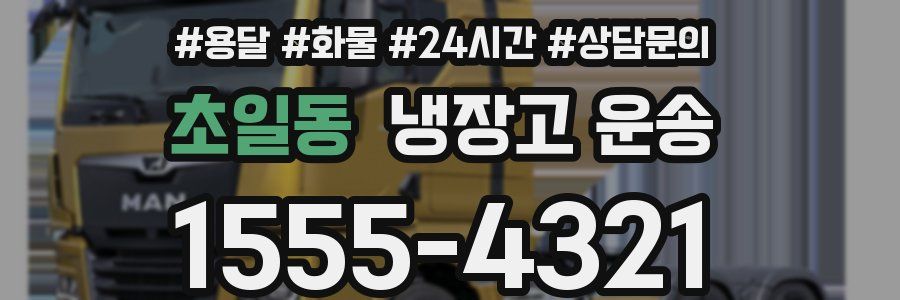 초일동 냉장고 운송