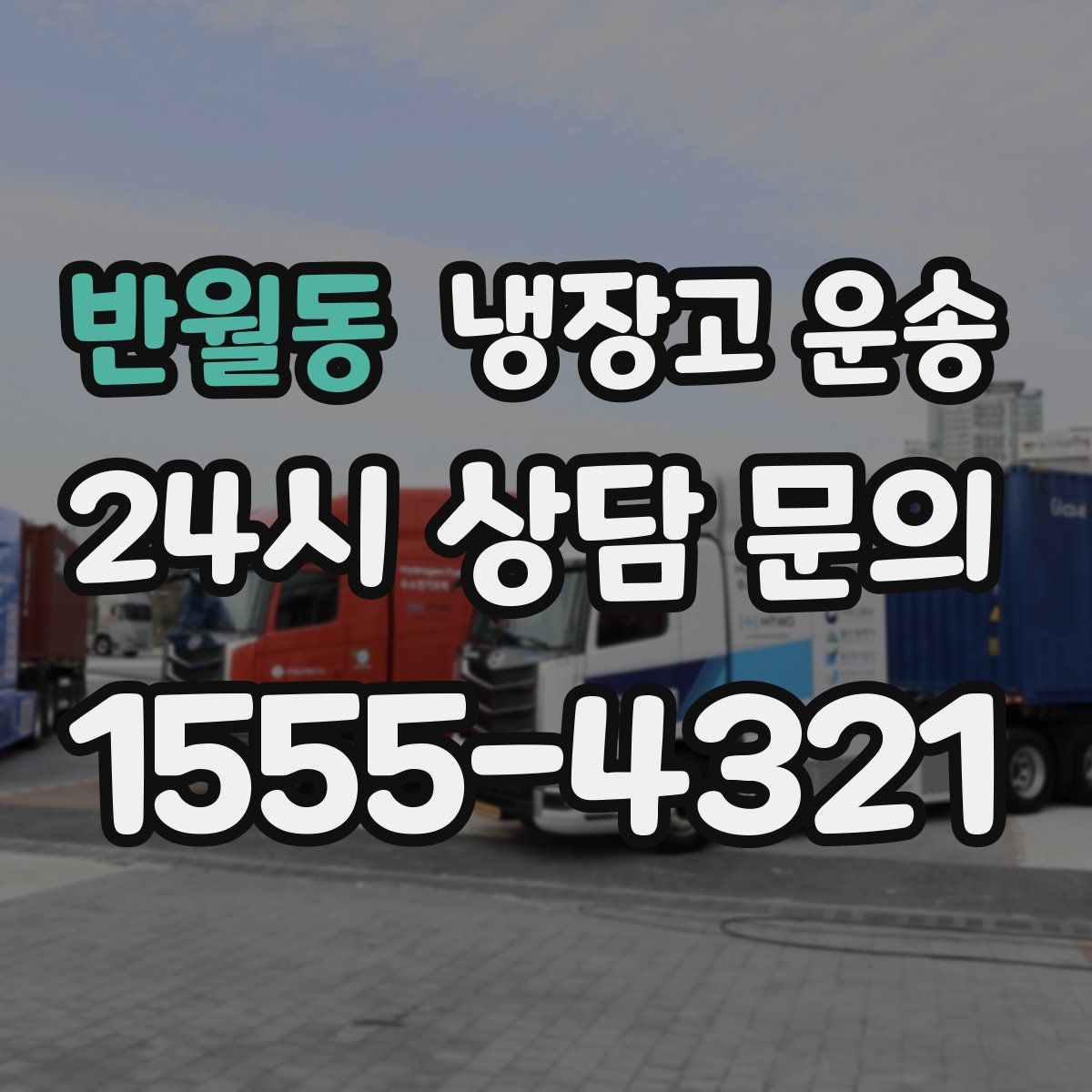 반월동 냉장고 운송