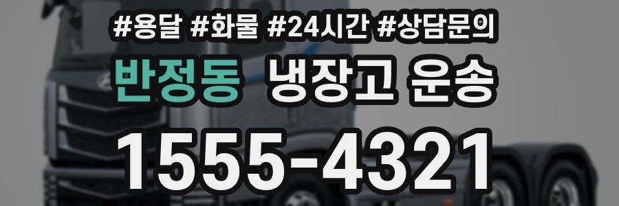 반정동 냉장고 운송