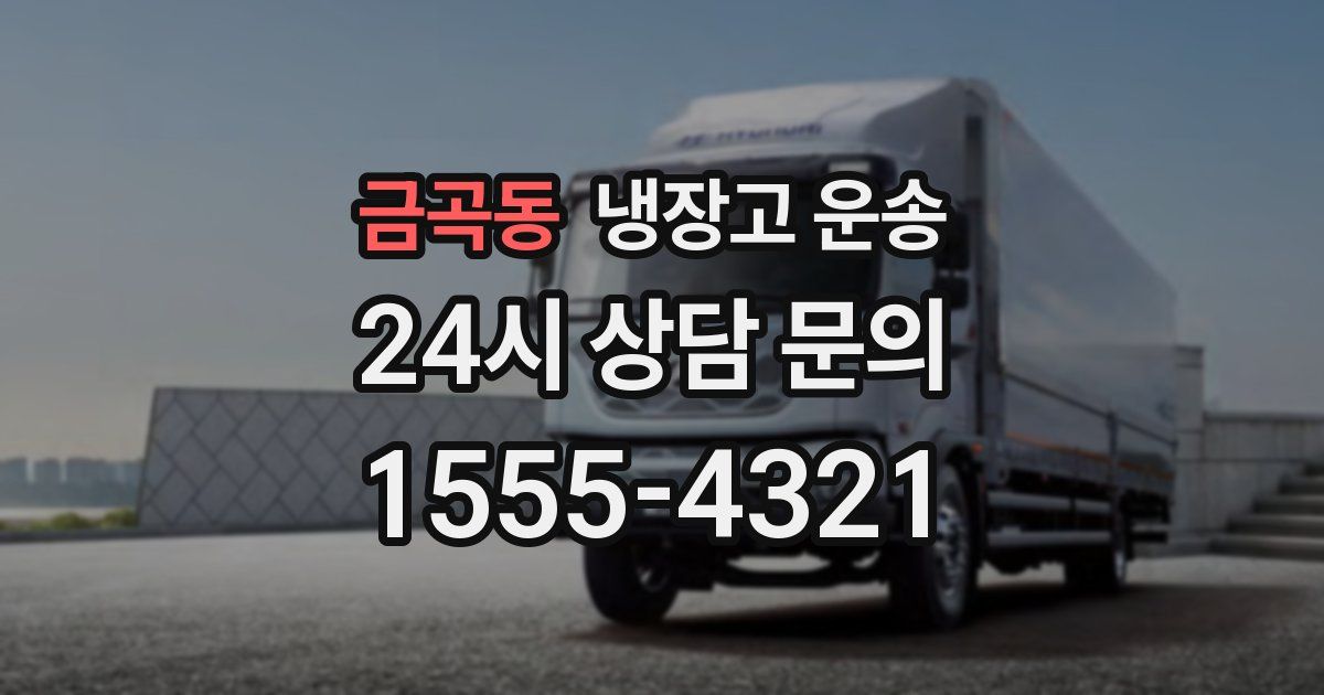 금곡동 냉장고 운송