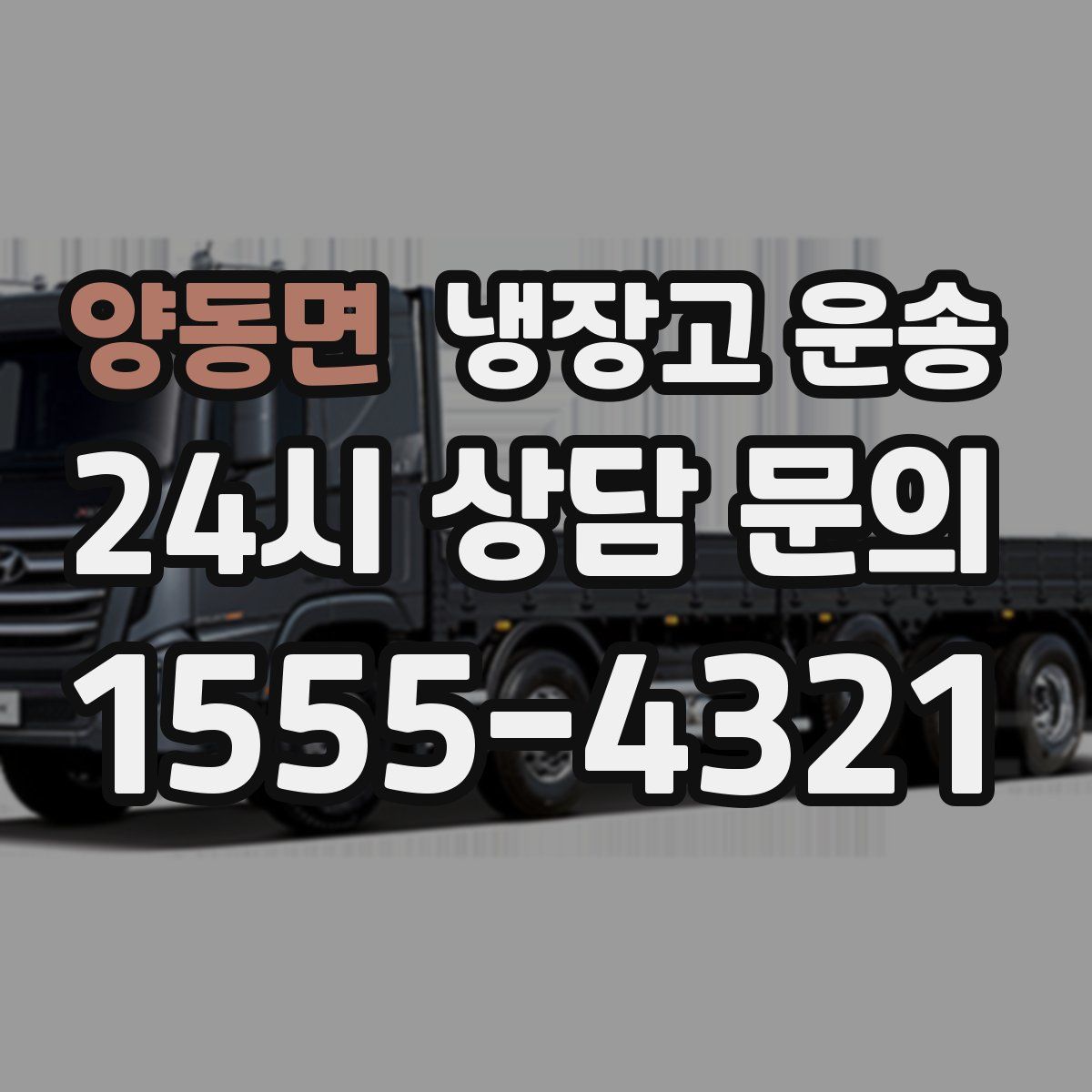 양동면 냉장고 운송
