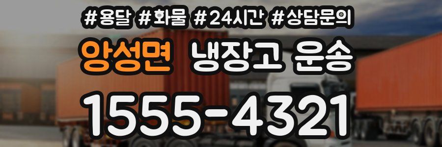 앙성면 냉장고 운송