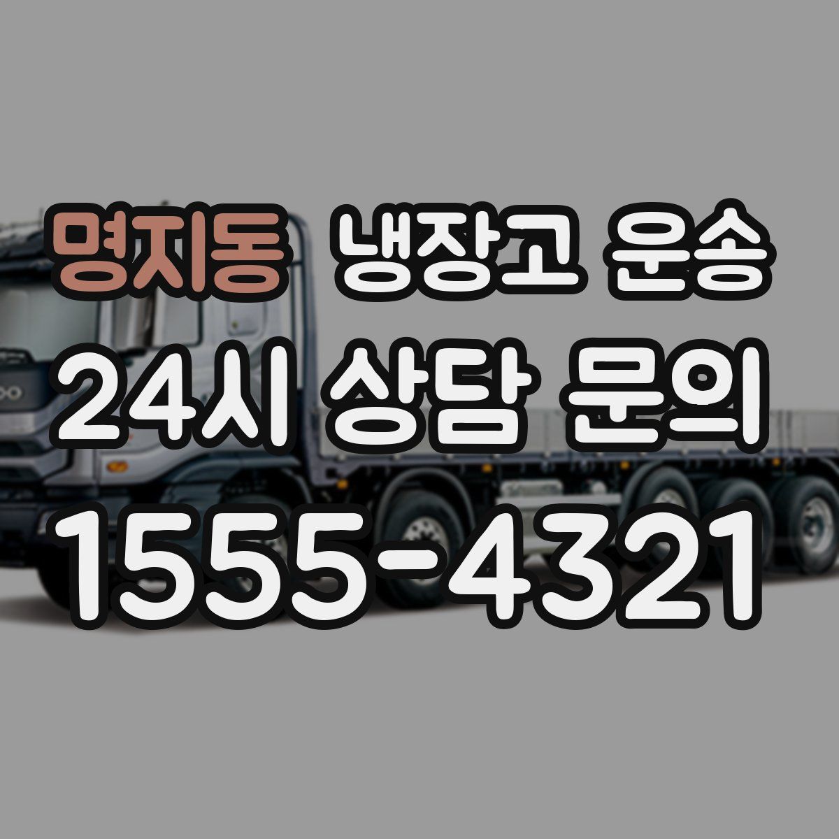 명지동 냉장고 운송