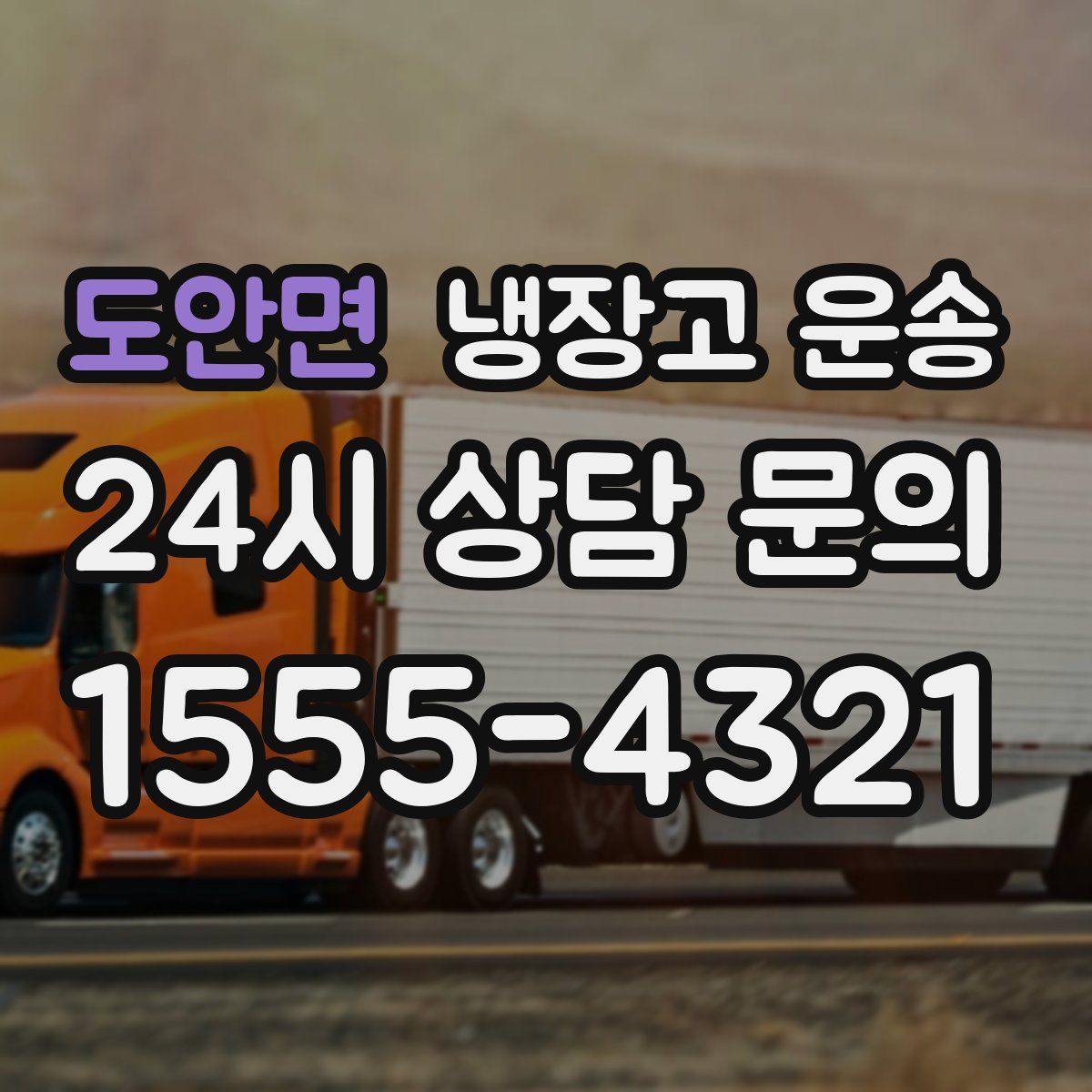 도안면 냉장고 운송