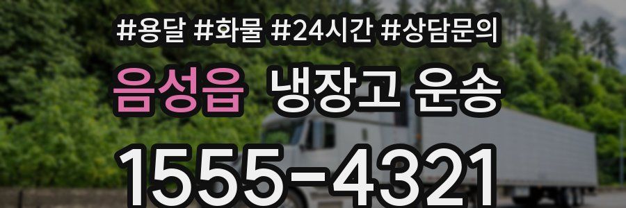 음성읍 냉장고 운송