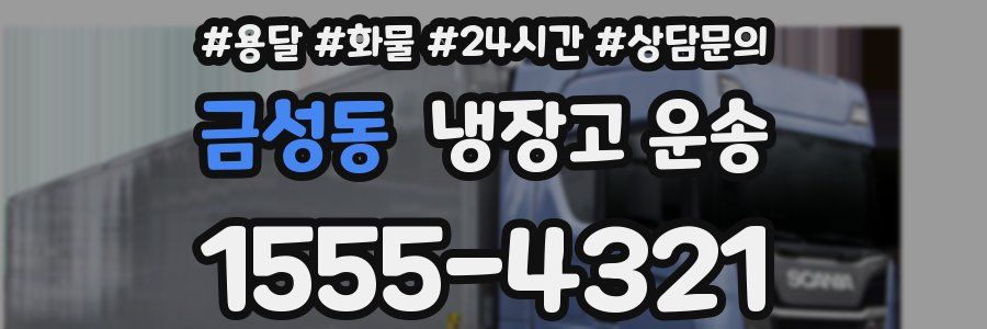 금성동 냉장고 운송