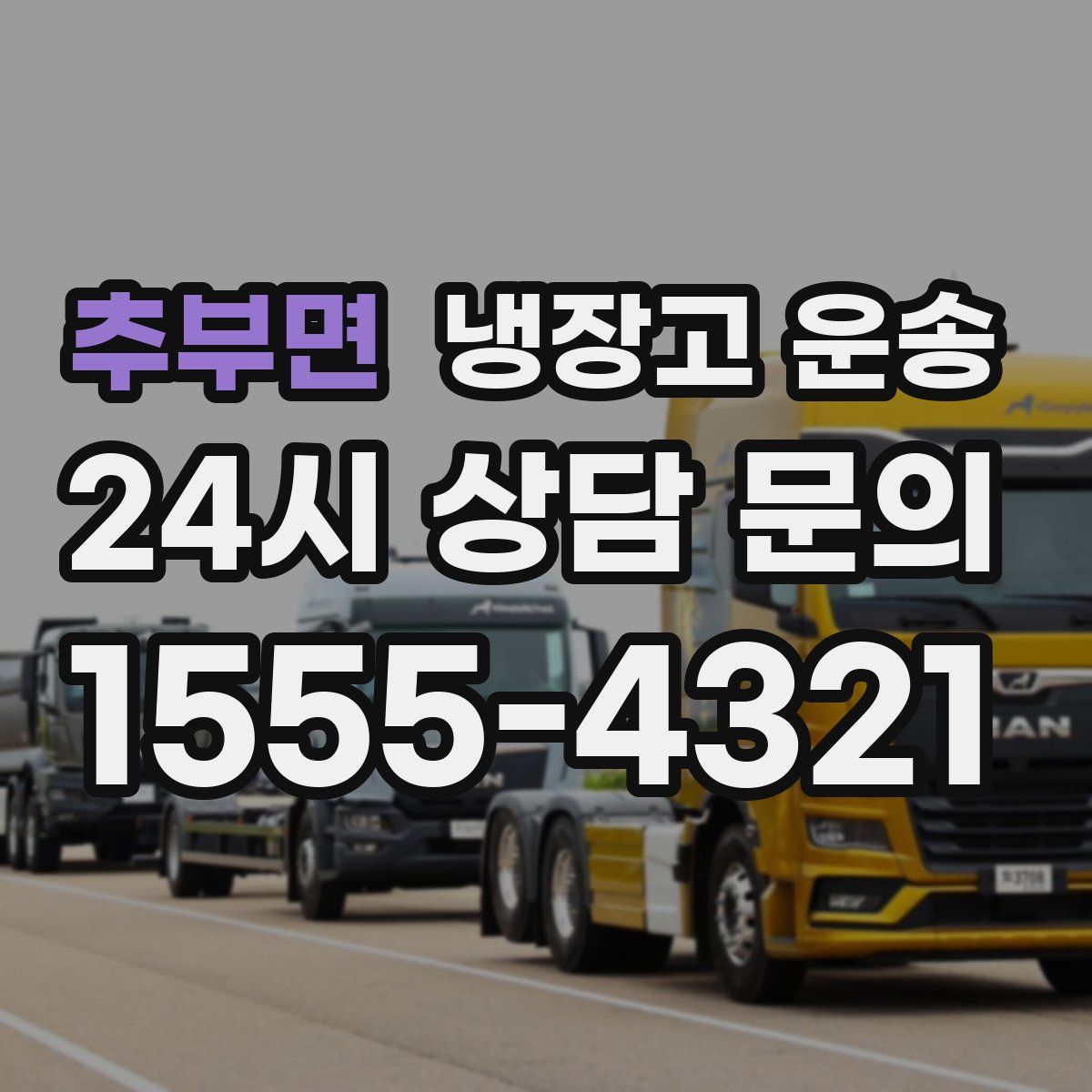 추부면 냉장고 운송