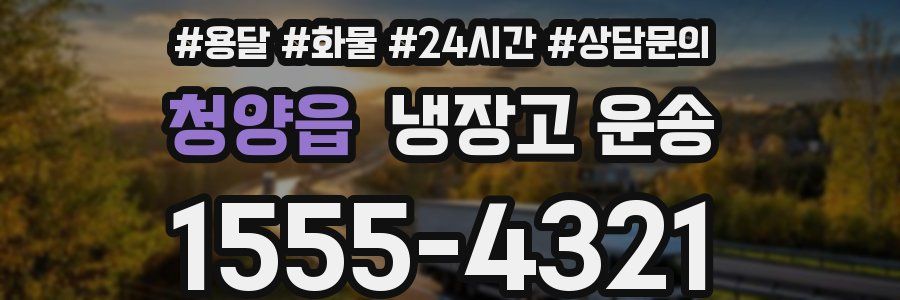 청양읍 냉장고 운송
