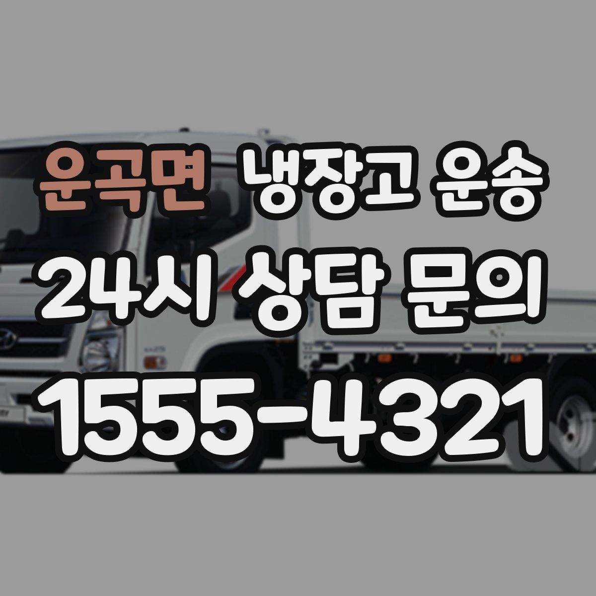 운곡면 냉장고 운송