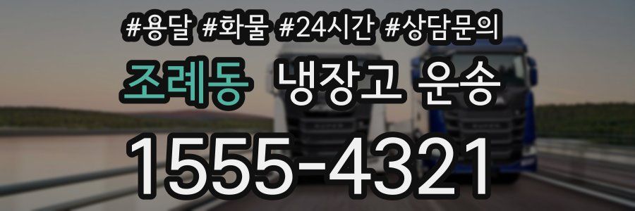 조례동 냉장고 운송