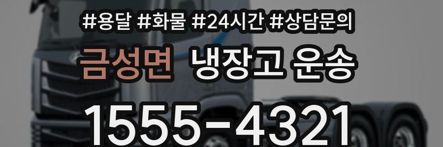 금성면 냉장고 운송